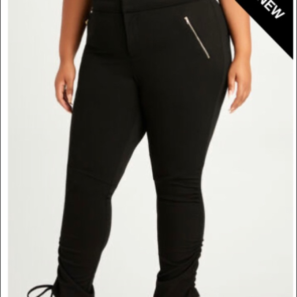 NWOT Ruched drawstring pants - Picture 3 of 5
